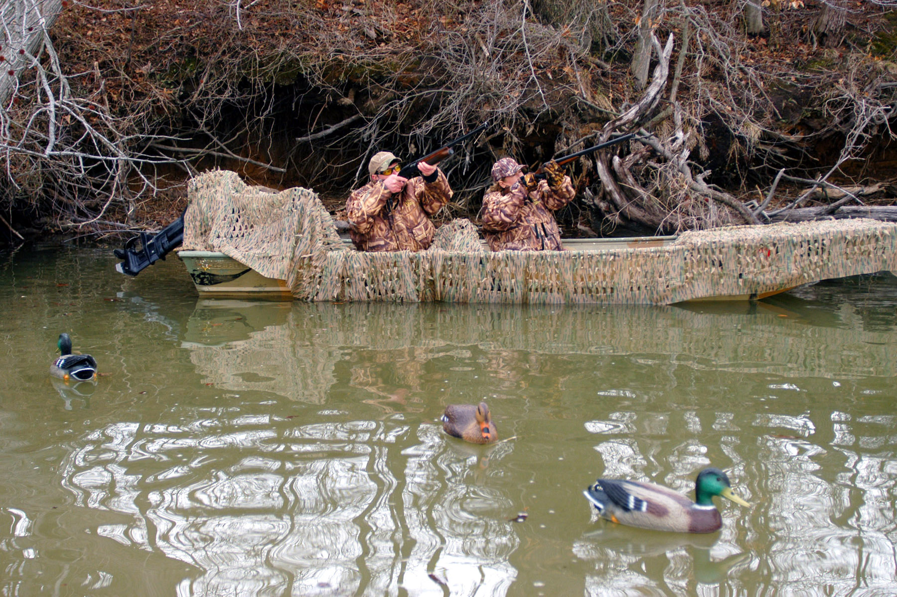 Homemade Duck Boat Blinds